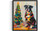 Boxer Christmas Art Print Poster