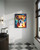 Boxer Colorful Abstract Art Print Poster
