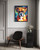 Boxer Colorful Abstract Art Print Poster