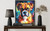 Boxer Colorful Abstract Art Print Poster