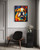 Bulldog Colorful Abstract Art Print Poster