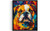 Bulldog Colorful Abstract Art Print Poster
