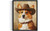 Corgi Cowboy Hat Art Print Poster