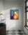 Goat Colorful Abstract  Art Print Poster