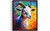 Goat Colorful Abstract  Art Print Poster
