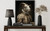 Goat renaissance knight Art Print Poster