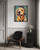 Golden Retriever Music Headphone Art Print Poster