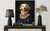 Golden Retriever Victorian Queen Art Print Poster