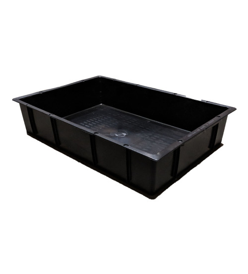 crop box black 23 litre solid base