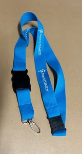 Bright Blue Breakaway Lanyard 