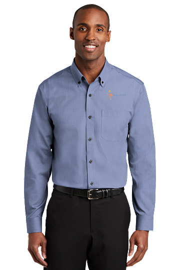 Sale! Mens Redhouse Non-Iron Shirt (L-Navy)