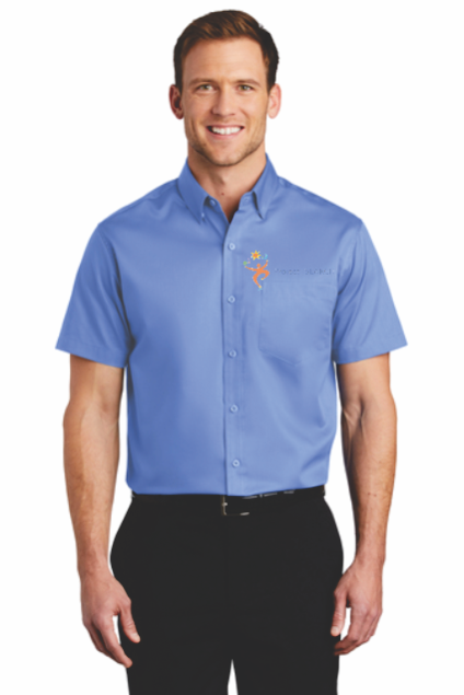 Sale! Mens Twill Shirt (2XL-Ultramarine Blue)