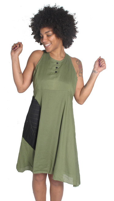 28 Olive Leaf Dress