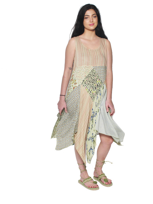 2020 Patchwork Fairy Hem Dress