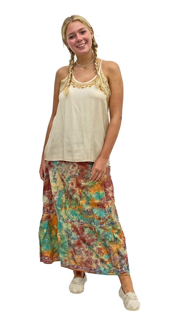 2129 Matching Top with Lace Trim and Back