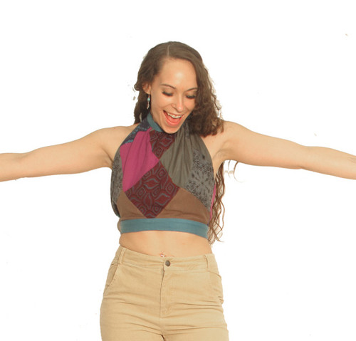 FT21 Open Back Festy Top in Cotton Knit