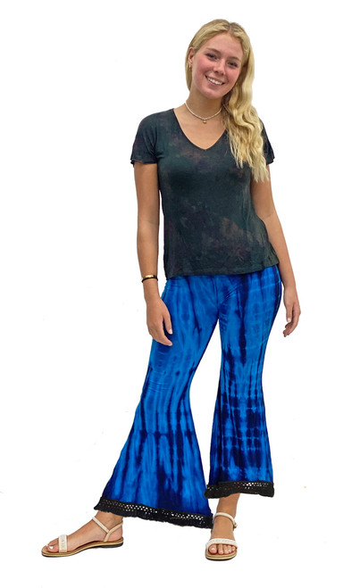 2160 Tie Dye Pants with Fringe
