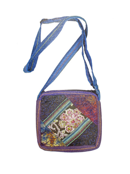 G661 Embroidered Patchwork Small Purse