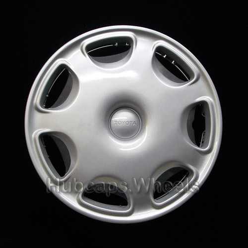 Toyota Previa 15" hubcap 1991-1996 - Professionally Reconditioned - Black slots