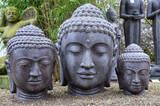 Buddha-Kopf, Steinguss 125 cm Buddha-Kopf, Steinguss 125 cm