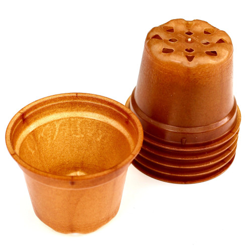 Plastikfreier Pflanztopf Plenta – 6 cm – 12er Set