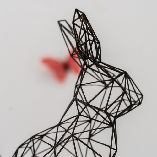 Filigran Rabbit Decor Sculpture
