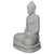 Sitzende Buddha, Flussstein, ca. 85 cm