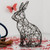 Filigran Rabbit Decor Sculpture