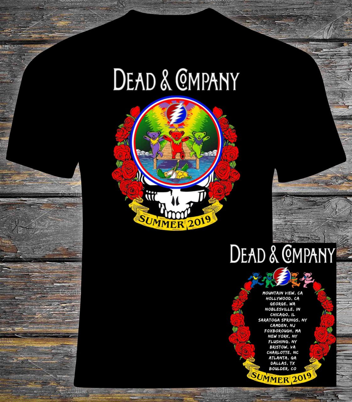 dead and company 2019 tour shirts