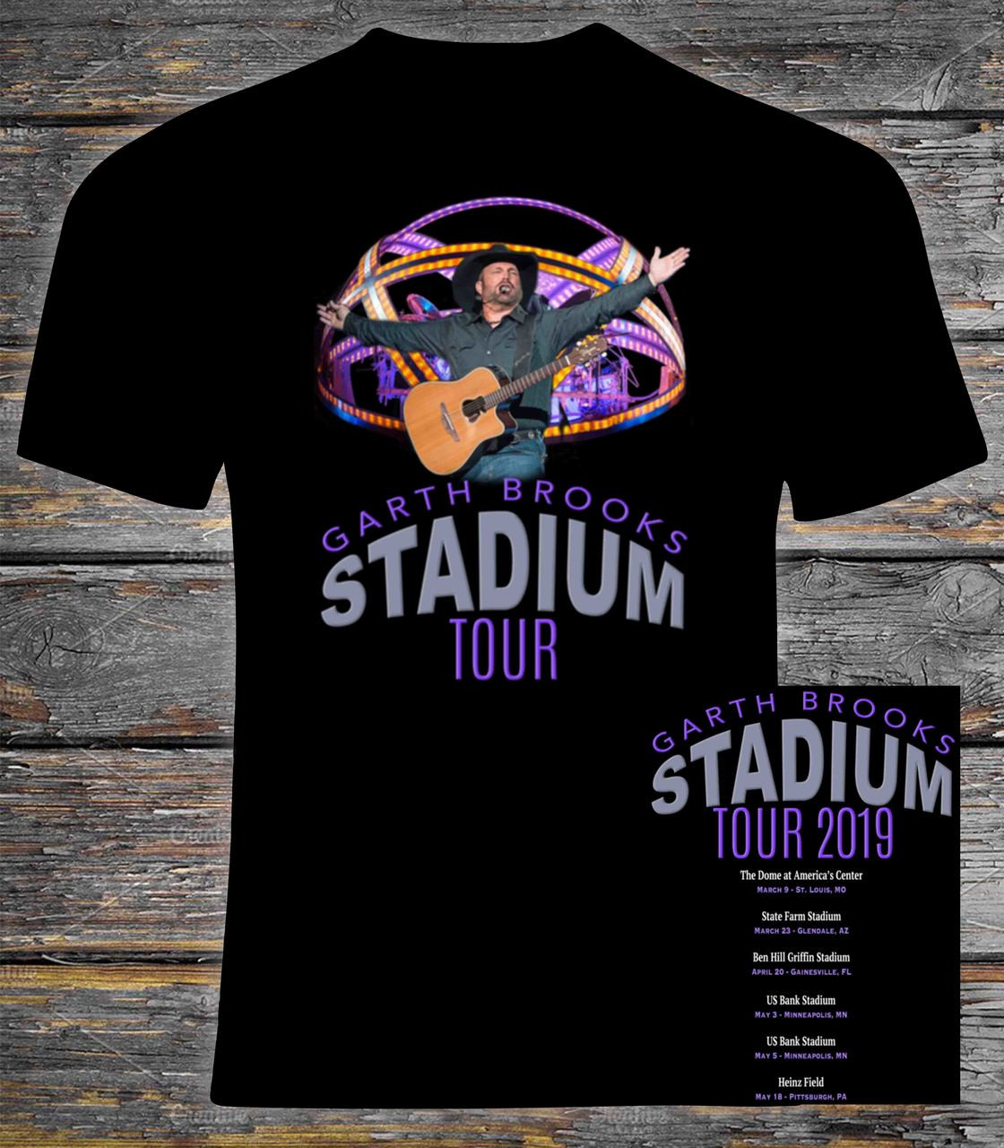 Garth Brooks 2019 Stadium Tour t shirt 