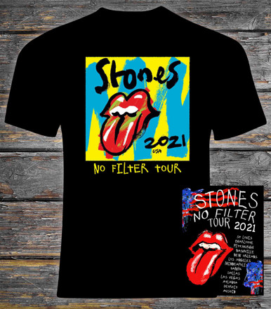 Rolling Stones 2021 No Filter Concert T 
