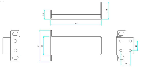 BR1005 Line Drawing