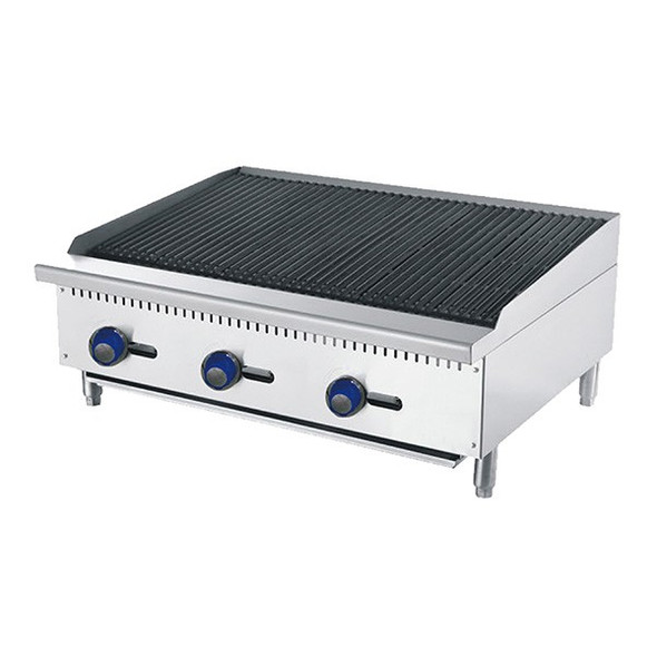 910MM RADIANT BROILER W910 X D700 X H385 COOKRITE ATRC-36-NGfront view