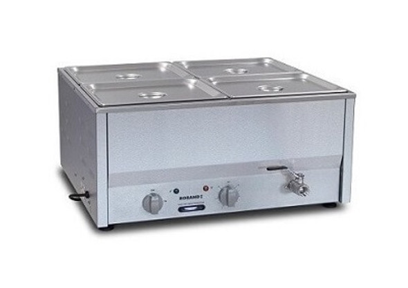 BAIN MARIE c/w 4xZ12100 & LIDS front