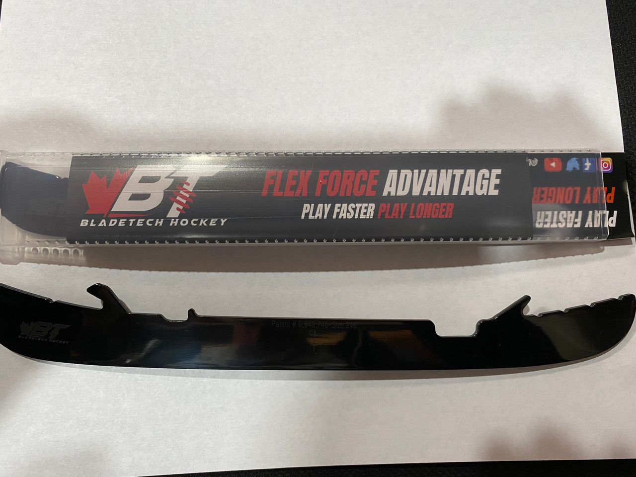 BladeTech BT Bauer Edge DLC Black Runners Sizes 246/254/263/288 only