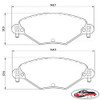 Kocione plocice prednje Citroen C5 I,C5 II '05