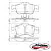 Kocione plocice prednje Astra G/H 2.0DTI,1.7/1.9 CDTI,1.8/2.0 16v felna 5 srafova