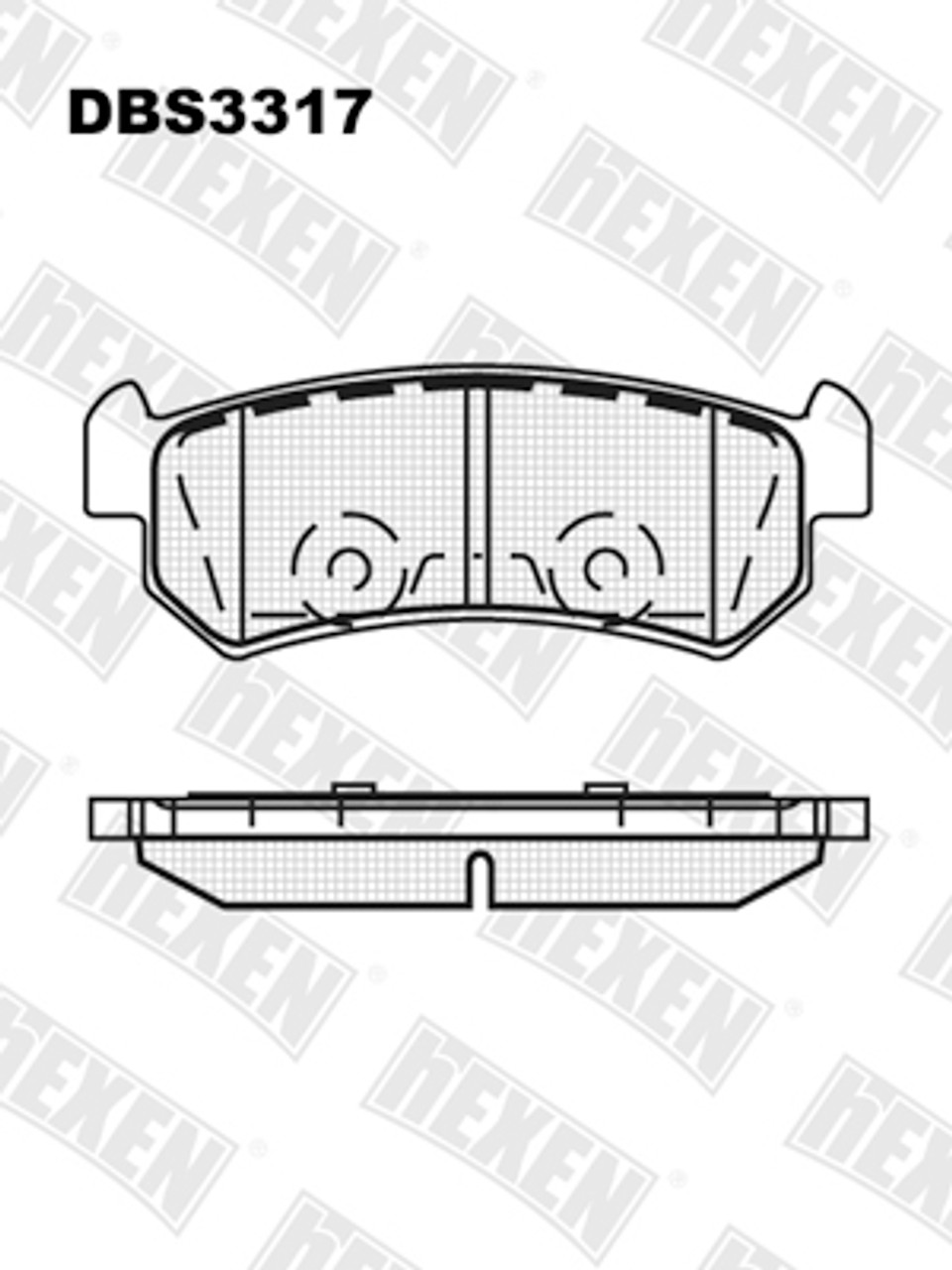 Kocione plocice Chevrolet LACETTI '05-,Chevrolet NUBIRA '05- zadnja osovina