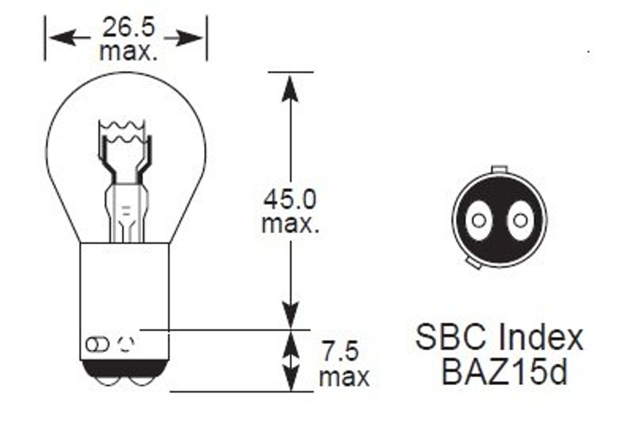 Sijalica zadnje svetlo 21W 12V nije 180 Stepeni