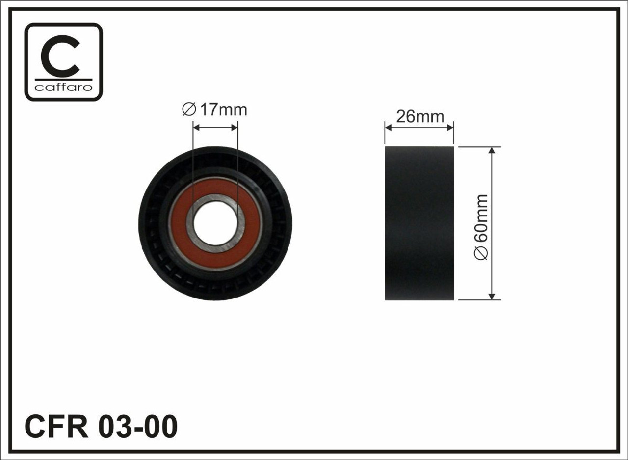 Usmeravajuci roler PK kaisa Dacia Duster/Logan/Sandero/Solenza 1,4/1,6 16v,Mitsubishi Carisma