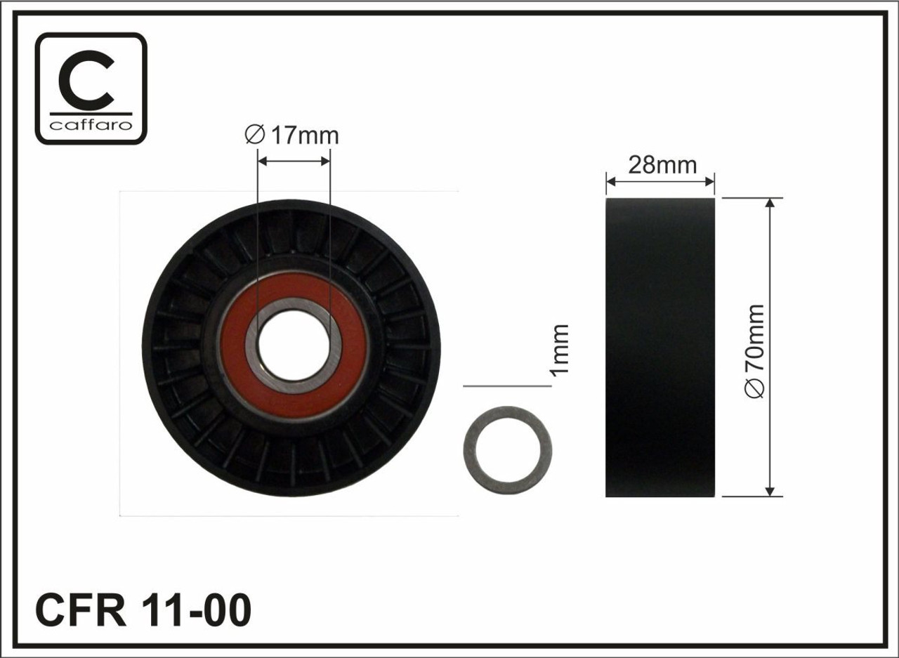 Roler spanera PK kaisa Mercedes C-Classa W202,203,S202,203- 200CDI/220CDI/270CDI/30CDI '97-'07,