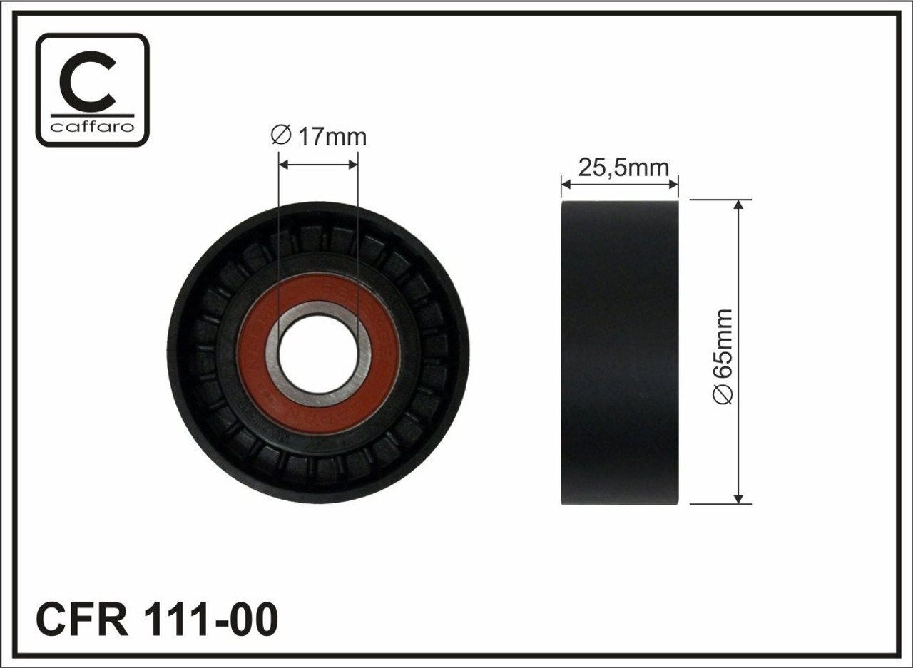 Roler spanera PK kaisa Citroen C2/C3 1,1/1,4/1,6 / C3 II 1,1/1,4 /C3 Pluriel/C4 1,4/1,6 '04-