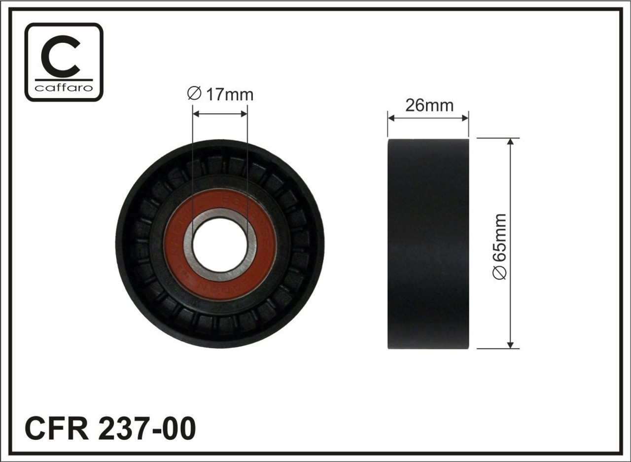 Usmeravajuci roler PK kaisa Audi A4/A6/A7/Audi A8 3,0TDI/4,2TDI '03-'10/Q5/Audi Q7/Phaeton/Touaran