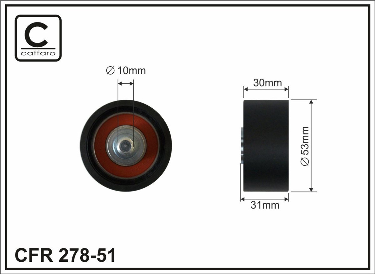 Usmeravajuci roler zupcastog kaisa Alfa 145,146/147 /156 /Alfa 159 JTDM/2,0JTDM /Brera 2,0JTDM