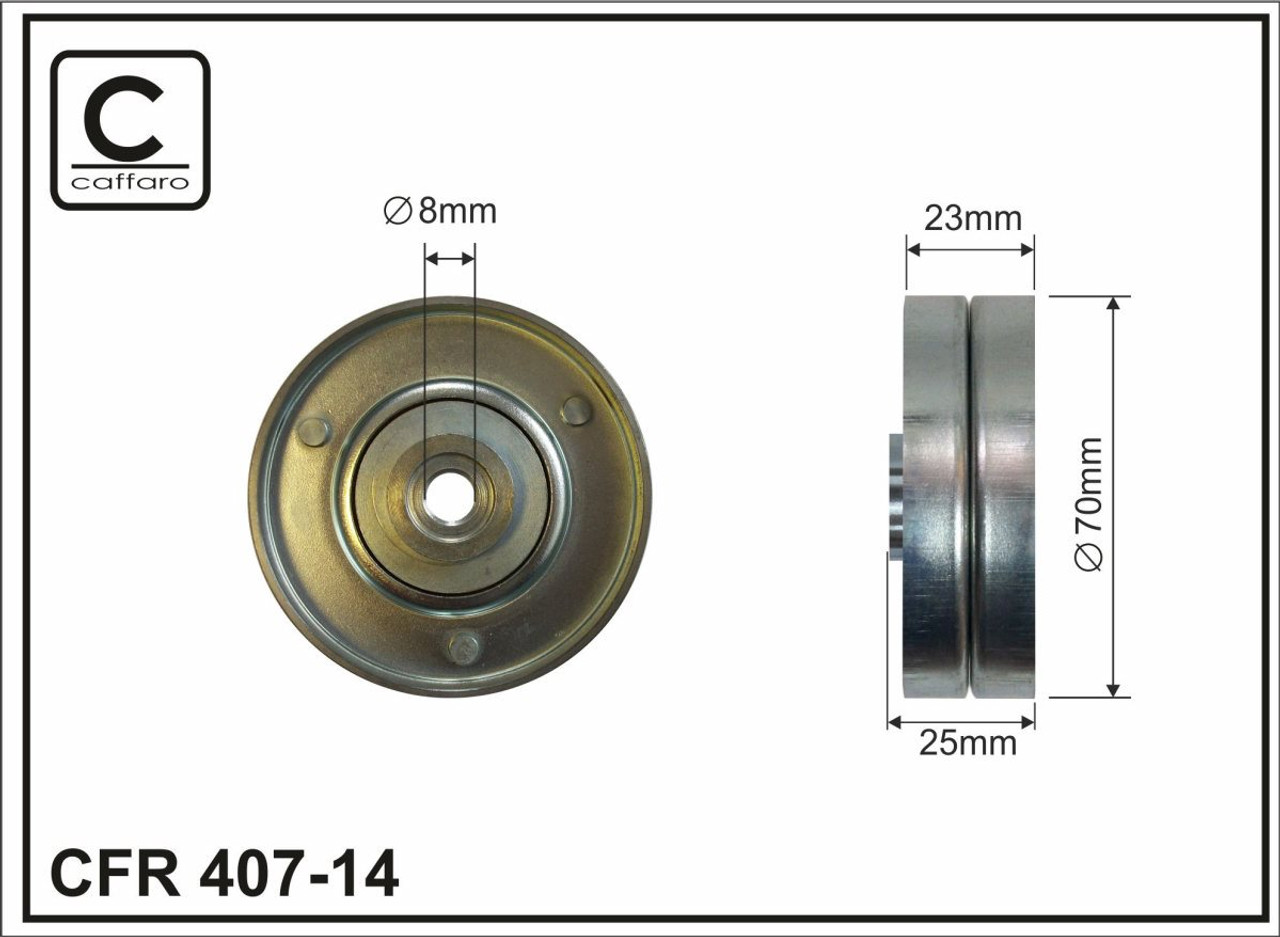 Usmeravajuci roler PK kaisa BMW 3 (E46) 318D/320D/330D / 5 (E39) 520D/252D/530D/ 7 (E38) 730D