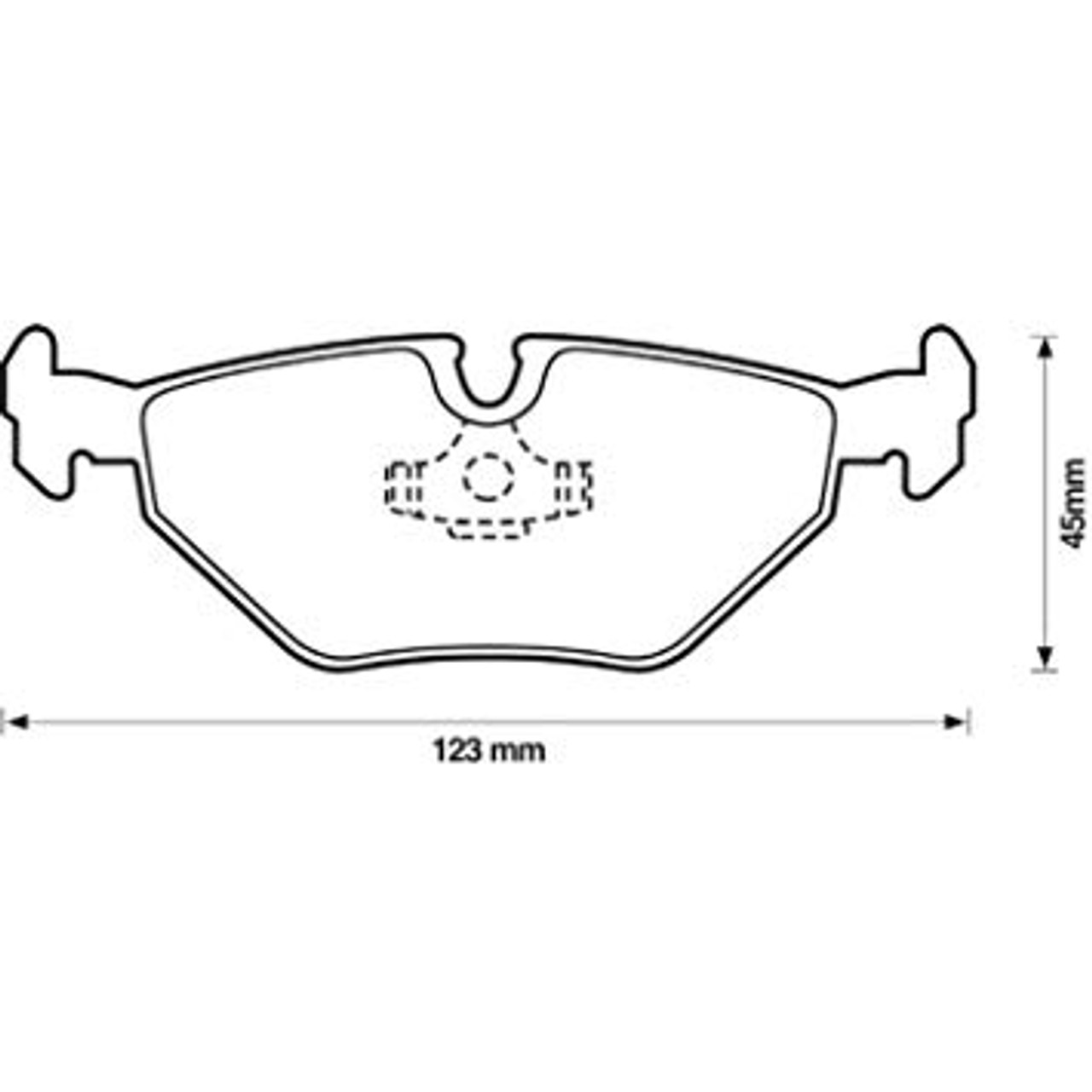 Kocione plocice zadnje BMW E46 316i-328i