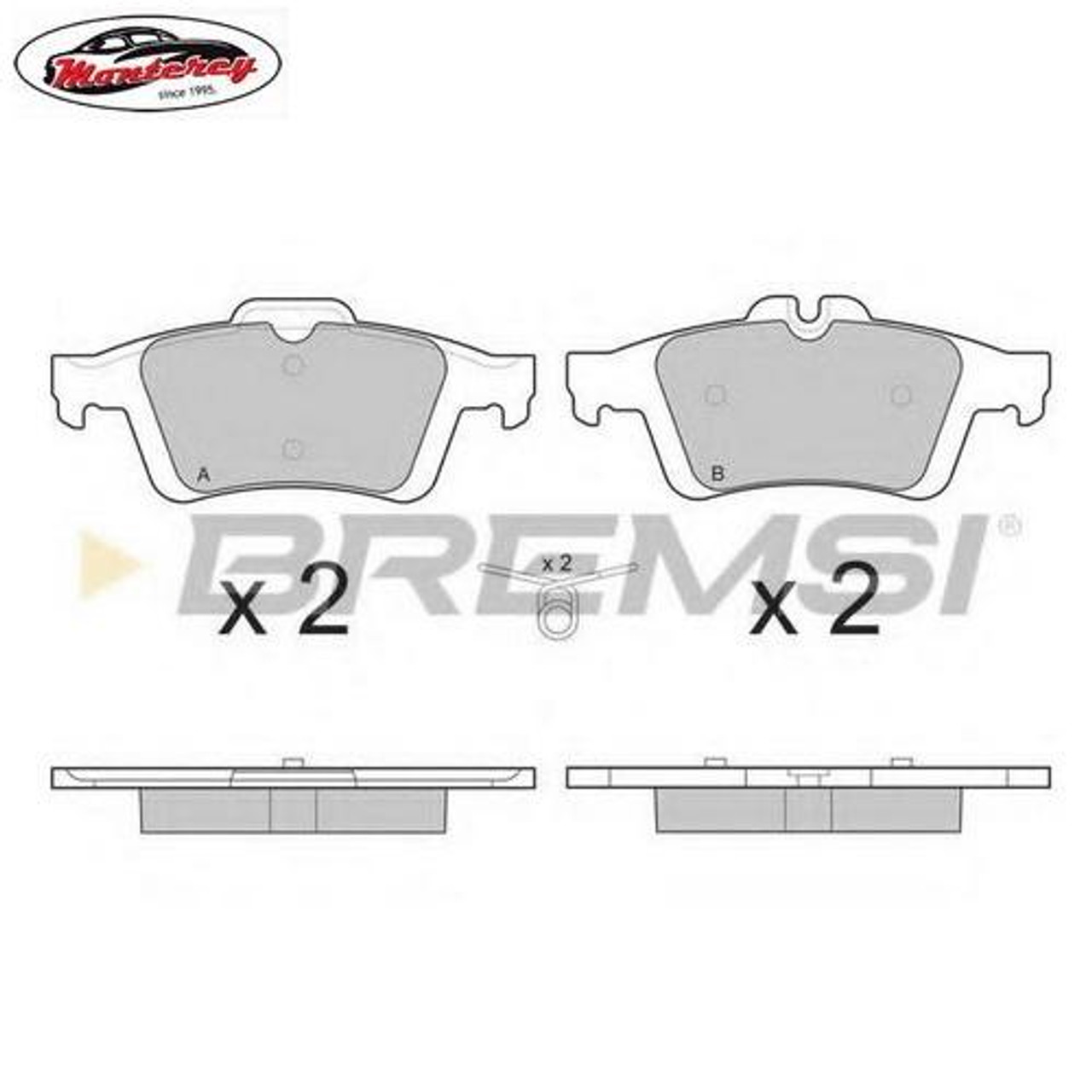 Kocione plocice zadnje Citroen,Ford,Mazda,Opel,Renault,Saab,Volvo,Jaguar