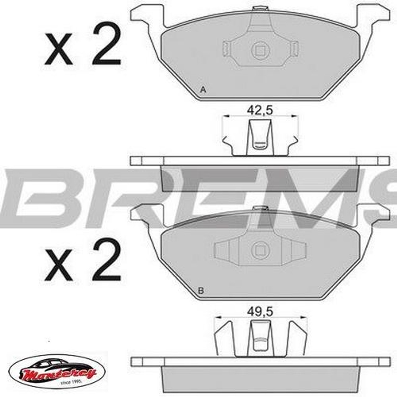 Kocione plocice prednje Audi,Seat,Skoda,VW 1.2TFSI,1.4/1.6/1.9/2.0 TDI,1.4TFSI,1.8