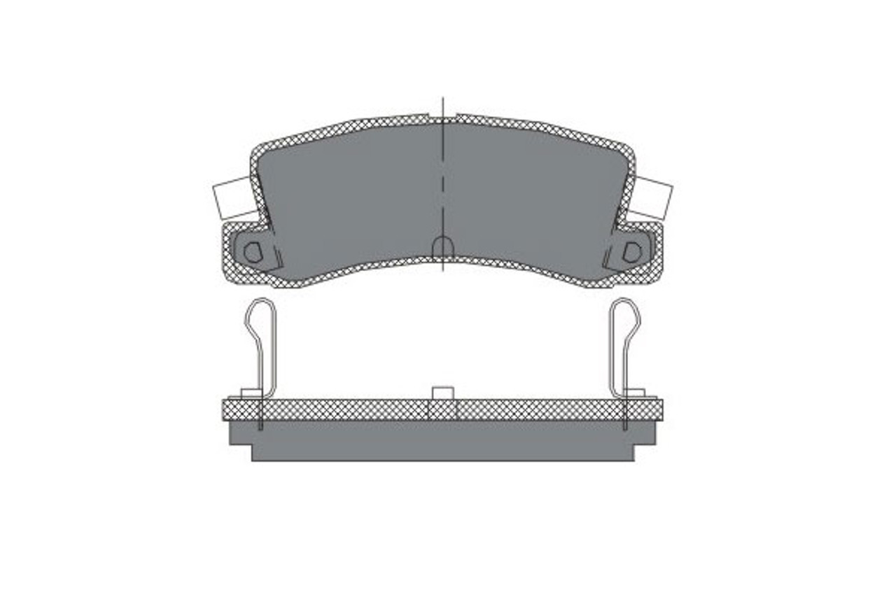 Kocione plocice Toyota Carina E '92-'97,Toyota Carina II '87-'92,Toyota Corolla '83-'02,MR 2