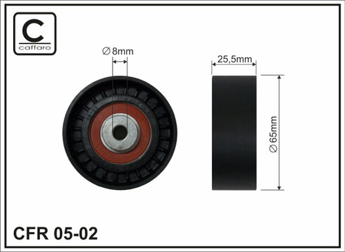 Usmeravajuci roler PK kaisa * plasticni Audi A3 '96.-'01. 1,9TDI/Seat Cordoba/Ibica /Leon/Toled